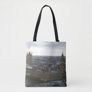 ロンドン議会建物&ビッグベントートバッグ トートバッグ