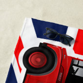 ロンドン赤いバス ビーチタオル (インサイチュ)