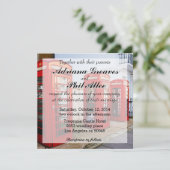 ロンドン赤電話箱、写真 招待状 (スタンド正面)