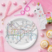 ロンドン輸送プレート ペーパープレート (パーティー)