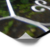 ロンドン通りとレインイングランド ポスター (角)