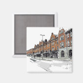 ロンドン通りシーン マグネット (正面/裏面)
