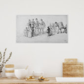 ロンドン通りバンド， 1839 ポスター (キッチン)