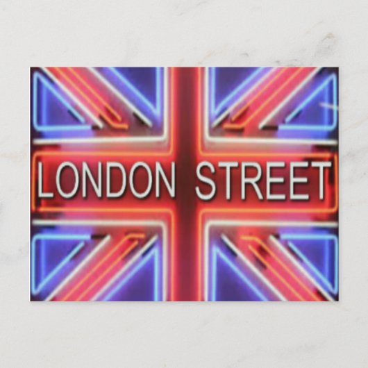 ロンドン通り郵便 ポストカード (正面)