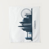 ロンドン都市スカイライン タペストリー (正面)