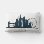 ロンドン都市スカイライン ランバークッション (裏面)