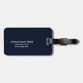 ロンドン都市ビッグベン英国国旗の旗の荷物のラベル ラゲッジタグ (裏面横)