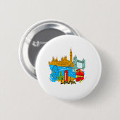 ロンドン都市旅行image.png 缶バッジ (正面&裏面)