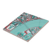 ロンドン都市構造の地図 タイル (側面)