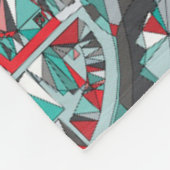 ロンドン都市構造の地図 フリースブランケット (角)