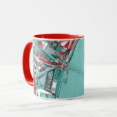 ロンドン都市構造の地図 マグカップ (正面左)