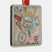 ロンドン都市落書きの芸術 メタルオーナメント (右)