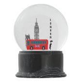 ロンドン都市 スノーグローブ (裏面)