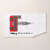 ロンドン都市 バスタオルセット (ハンドタオル)