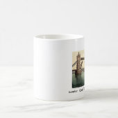 ロンドン開いたタワー橋1890年代 コーヒーマグカップ (中央)
