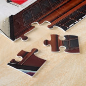 ロンドン電話ブースビクトリアンクラウンユニオンジャック ジグソーパズル (側面)