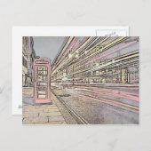 ロンドン電話ブース葉書 ポストカード (正面/裏面)