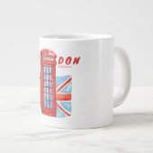 ロンドン電話ブース ジャンボコーヒーマグカップ (正面右)