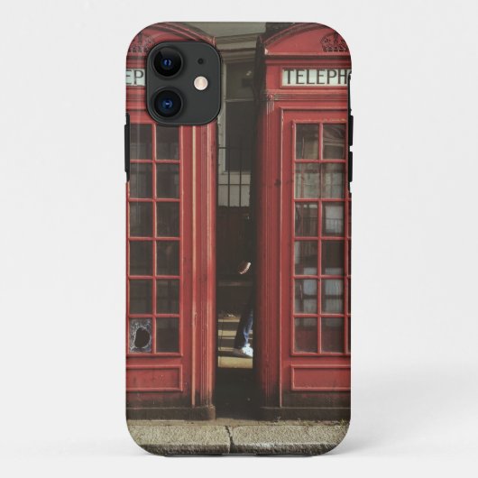 ロンドン電話ボックス Case-Mate iPhoneケース (裏面)