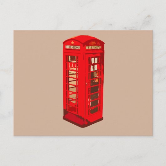 ロンドン電話 ポストカード (正面)