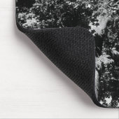 ロンドン飛行機ツリーB&W マウスパッド (コーナー)