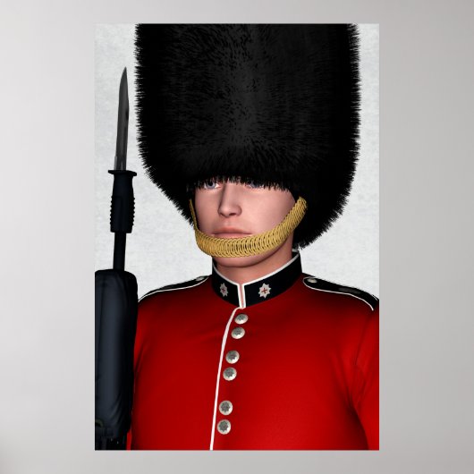ロンドン駐在イギリス近衛兵 ポスター (正面)