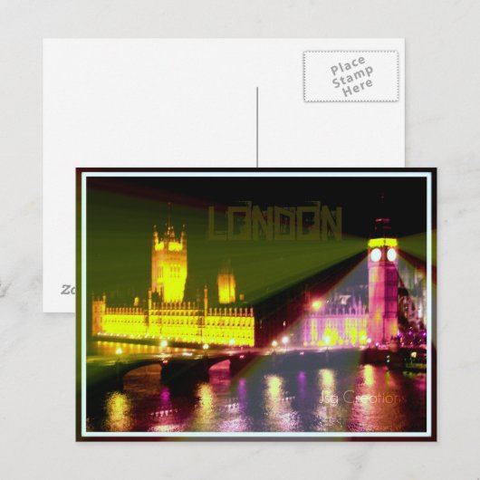 ロンドン09 ポストカード (正面/裏面)
