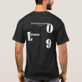ロンドン09 Tシャツ (裏面)