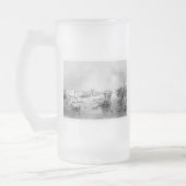 ロンドン1840年の港 フロストグラスビールジョッキ (左)