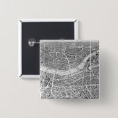 ロンドン1851年の気球の眺め 缶バッジ (正面&裏面)