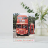 ロンドン1998年バス・アンド・テレフォン・ボックス ポストカード (スタンド正面)