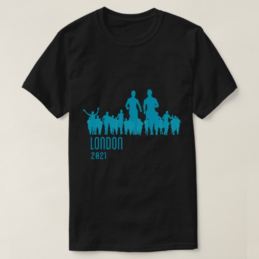 ロンドン2021マラソン Tシャツ (デザイン正面)