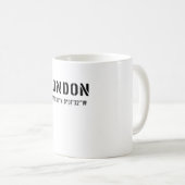 ロンドン お土産 シティ コーヒーマグカップ (正面右)