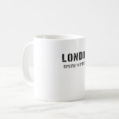 ロンドン お土産 シティ コーヒーマグカップ (正面左)