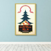 ロンドン・アンダーグラウンドによる旅行を促進するポスター キャンバスプリント (インサイチュ (ウッドフロア))