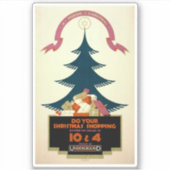 ロンドン・アンダーグラウンドによる旅行を促進するポスター シール (正面)