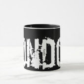 ロンドン – アーバンスタイル – 白黒 マグカップ (中央)