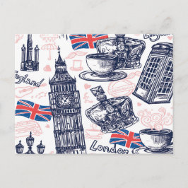 ロンドン、イギリスはがき ポストカード