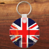 ロンドン・イギリス国旗_ キーホルダー (正面)