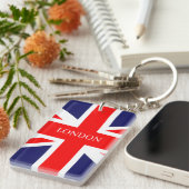ロンドン イギリス国旗  キーホルダー (正面右)