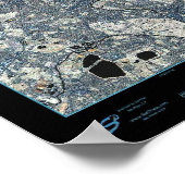 ロンドン、イギリス衛星ポスター ポスター (角)