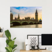 ロンドン イギリス イングランド 連合王国 国会 UK ポスター (ホームオフィス)