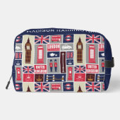 ロンドン イギリス オーダーメイド 名前入り アイコン ドップキット (裏面)