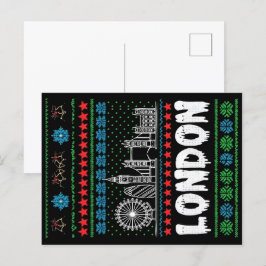 ロンドン イギリス クリスマス クリスマスグッズ ポストカード
