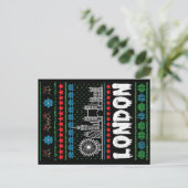 ロンドン イギリス クリスマス クリスマスグッズ ポストカード (スタンド正面)