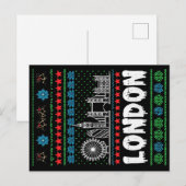ロンドン イギリス クリスマス クリスマスグッズ ポストカード (正面/裏面)