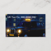 ロンドン イギリス タクシー 名刺 (正面)