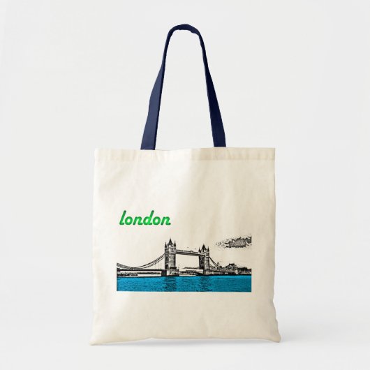 ロンドン、イギリス トートバッグ (正面)