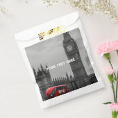 ロンドン イギリス ビッグベン ヴィンテージ ブラック＆ホワイト お気に入り フェイバーバッグ (封をした状態)