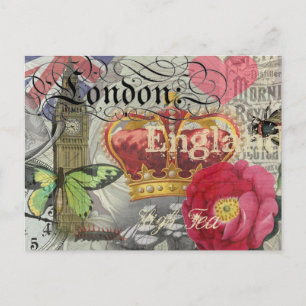 ロンドン イギリス 旅行 ヴィンテージ ヨーロッパ アート ポストカード